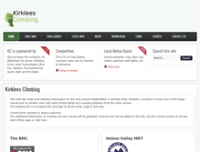 Tablet Screenshot of kirkleesclimbing.co.uk